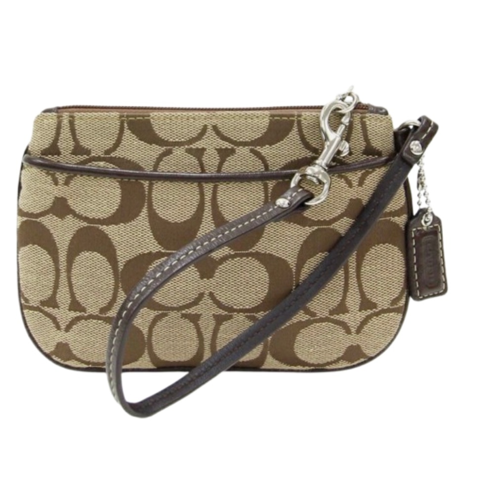 COACH Signature Small Coin Wallet - Picture 1 of 9